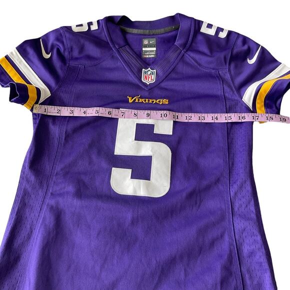 Nike-NFL Vikings Team Bridgewater Women's Jersey Sz Small - Picture 6 of 7
